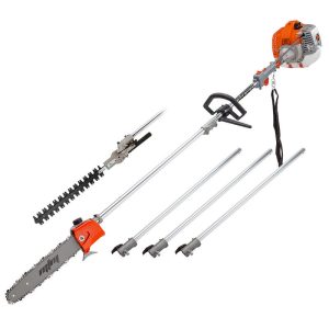 62CC Long Reach Pole Chainsaw Hedge Trimmer Pruner