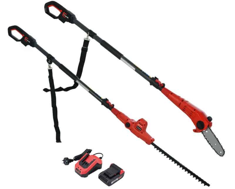 Cordless Pole Chainsaw and Hedge Trimmer Combo Kit
