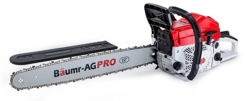 SX75 is the model number for the Baumr-AG 22-inch E-Start Commercial Petrol Chainsaw Pro Series.